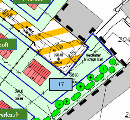 Lageplan Grundstück Nr. 17