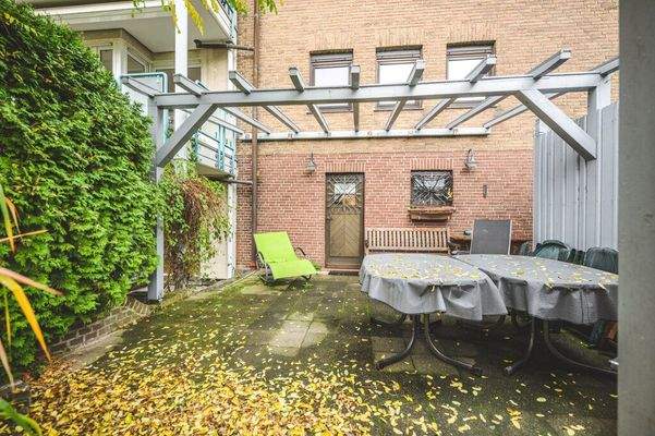 Hinteransicht Terrasse