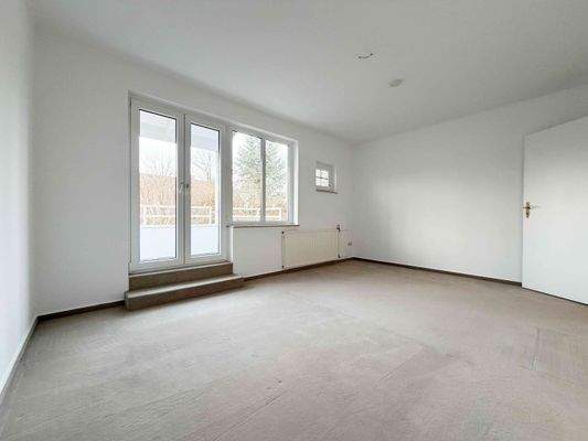 Schlafzimmer mit Balkon