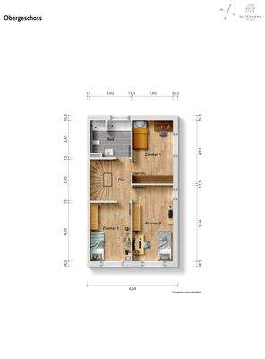 Grundriss Obergeschoss