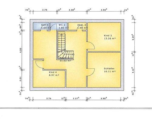 Grundriss OG Kielweg