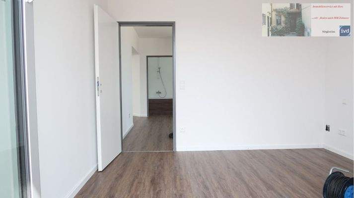 Schlafraum Richtung Wohnen