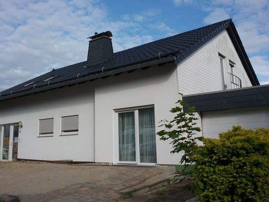 Vorderseite des Hauses