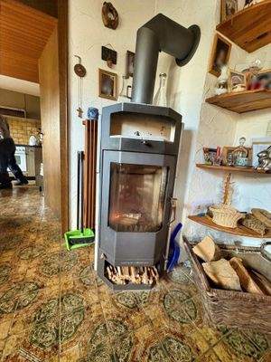 Kaminofen Esszimmer EG