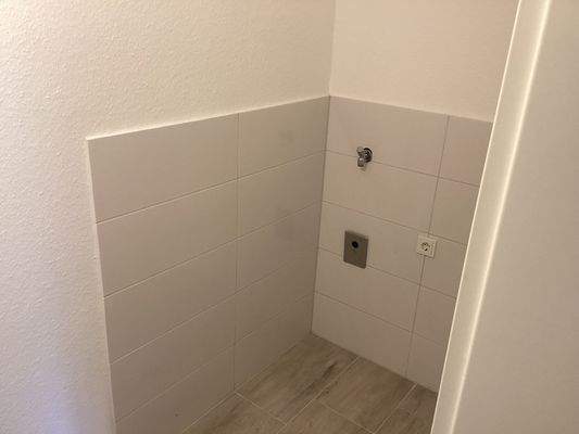 Abstellraum WM Anschluss 