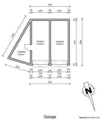 Garage Grundriss