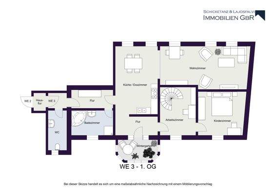 Gebäude 1, WE 3 - 1. OG