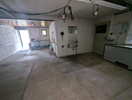 Innenansicht der Werkstatt