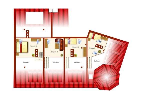 Grundriss Emporen-Eb