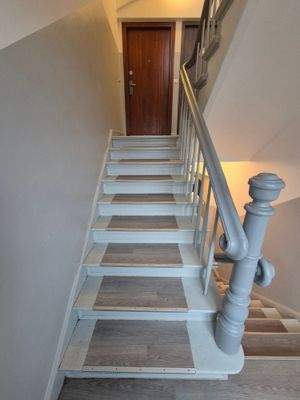 saniertes Treppenhaus