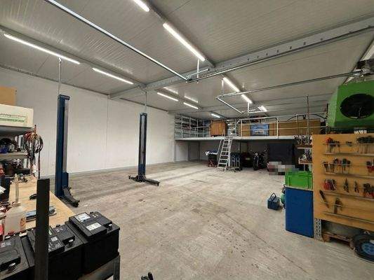 neue Halle Werkstattbereich