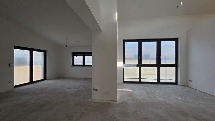 Wohnlounge - Essbereich - aktueller Baustand