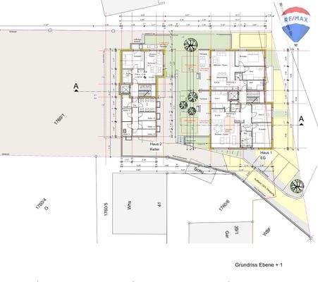 Grundriss ebene +1