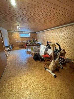 Hobbyraum im Untergeschoss