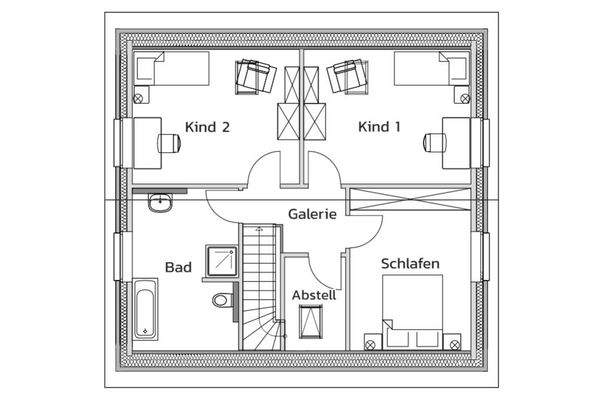 Beispielgrundriss DG