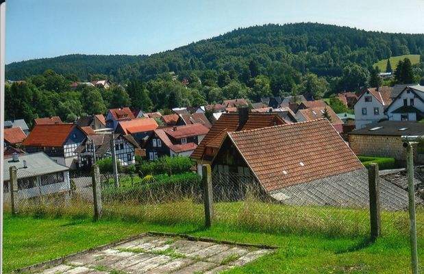 Panoramablick vom Baugrundstück