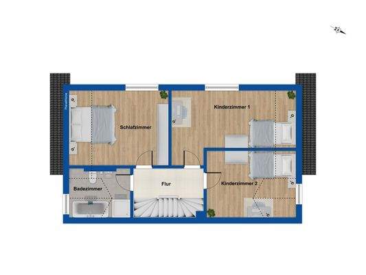 Grundriss Obergeschoss