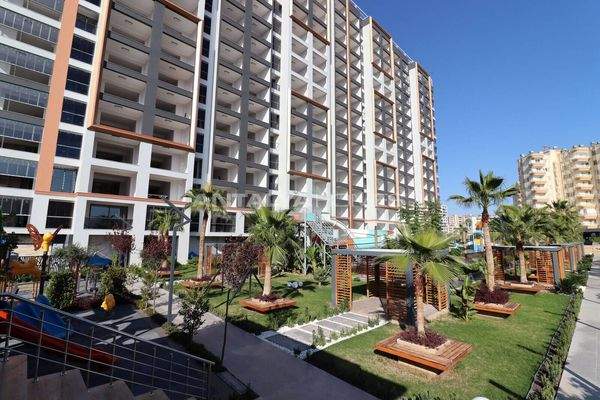 Properties For Sale in a Complex with Aquapark in Mersin