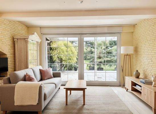 Haus l. WZ - (Homestaging KI generiert)