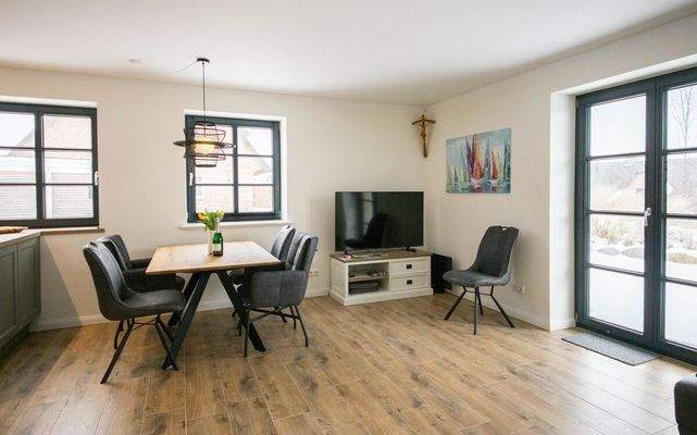 Essen mit Terrassenzugang