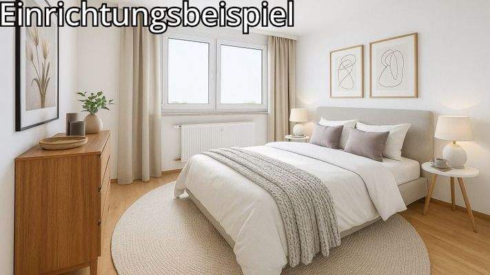 Einrichtungsbeispiel Schlafzimmer