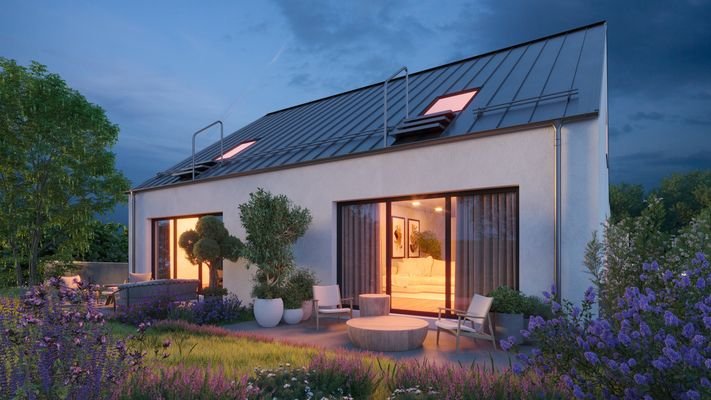Außenansicht Doppelhaus 