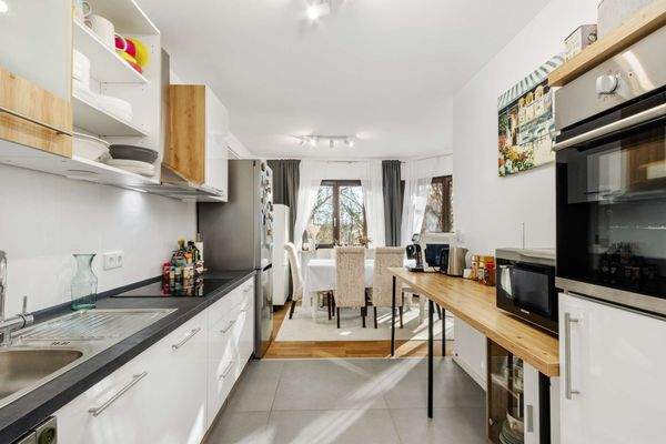 Küche mit viel Stauraum