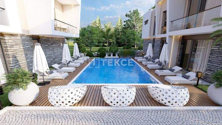 Nature-View Flats in a Complex with Pool in Girne Alsancak