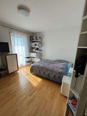 Blick ins Schlafzimmer