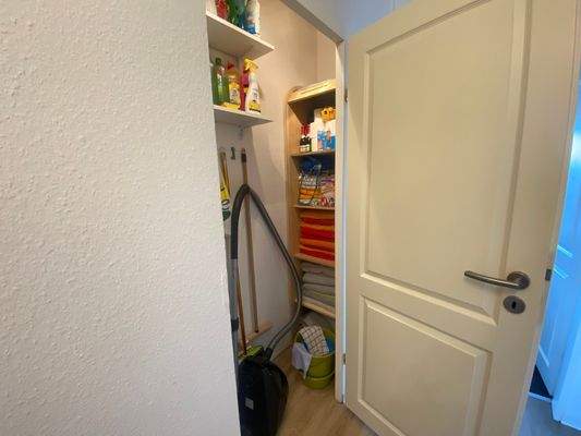 Abstellraum innerhalb der Wohnung.