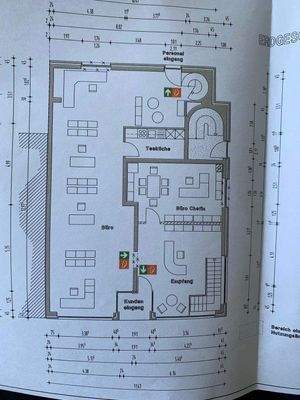 Grundriss (EG) - Ladenlokal rechts 