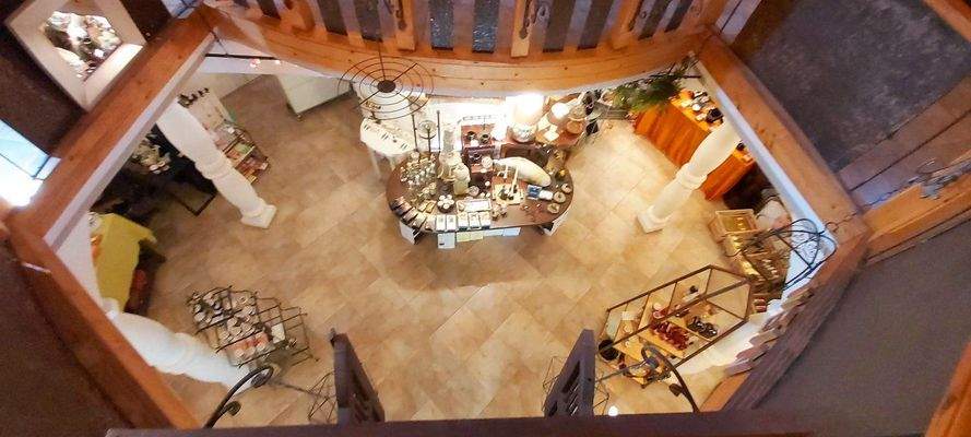 Blick von der Galerie 