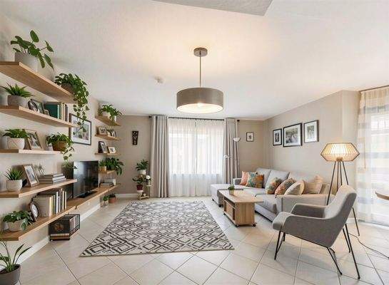Wohnzimmer EG - (KI generiert)