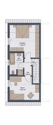 Grundriss Obergeschoss