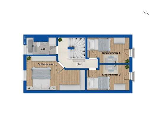 Grundriss Obergeschoss