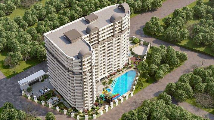 New Flats with Sea and Nature Views in Mersin Ayaş