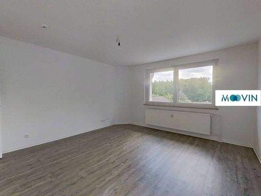 Ansicht II: Wohn- und Esszimmer