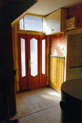 EG-Haustür und Eingangsdiele m. Stromzählerschrank