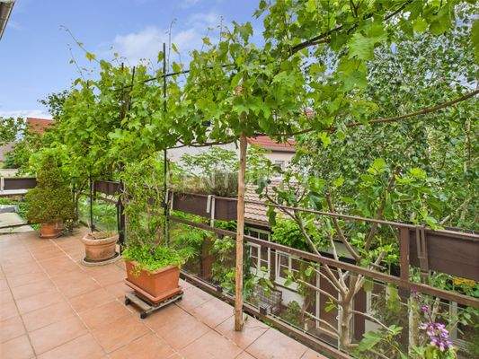 Balkon im Obergeschoss