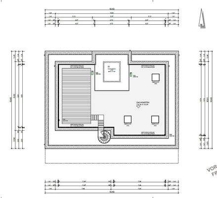 Grundriss Dachterrasse