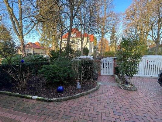 Hofauffahrt mit Klinkersteinen