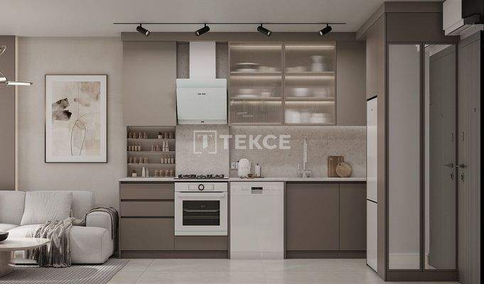 Apartments in a Complex with a Pool and Prime Location in Antalya