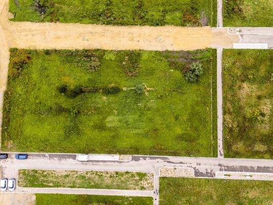 Grundstück von oben