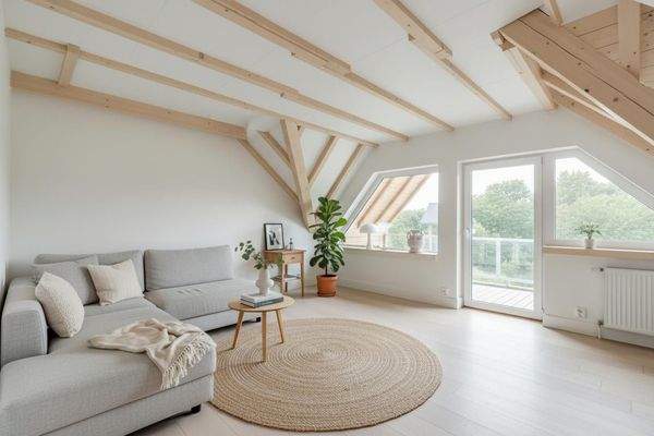 Wohnzimmer DG KI generiert