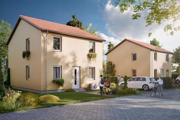 Energieeffiziente Einfamilienhäuser inklusive Luft