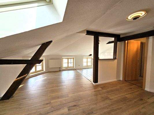 Blick z. Küchenbereich