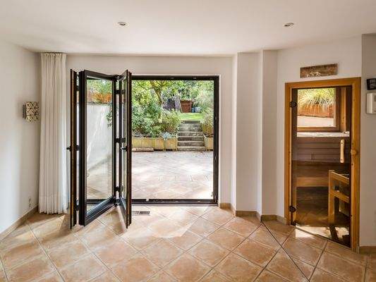 Gang zur Terrasse