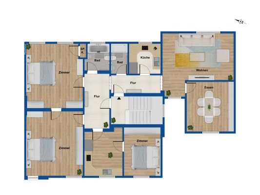 Grundriss 1. Obergeschoss