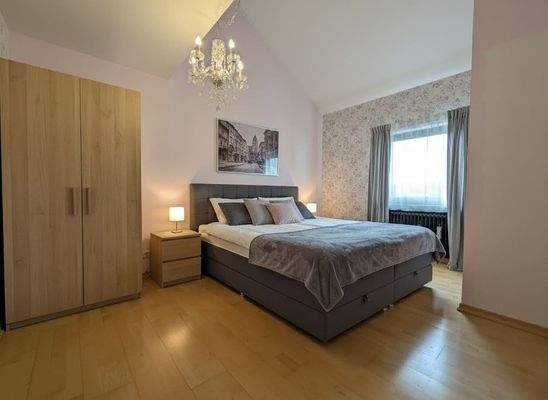 Schlafzimmer Virtuell in Szene gesetzt