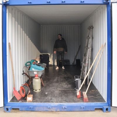 Geräumiger Lagercontainer